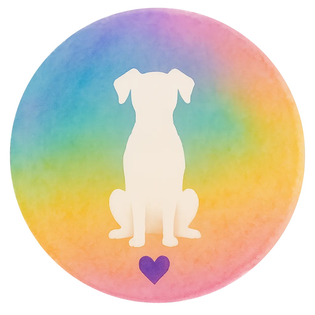 A colorful pet aura reading orb